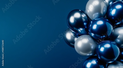Navy Blue Balloons
