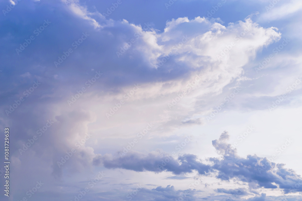 The sky is blue with clouds, beautiful by nature. The sky is blue with clouds, beautiful by nature.