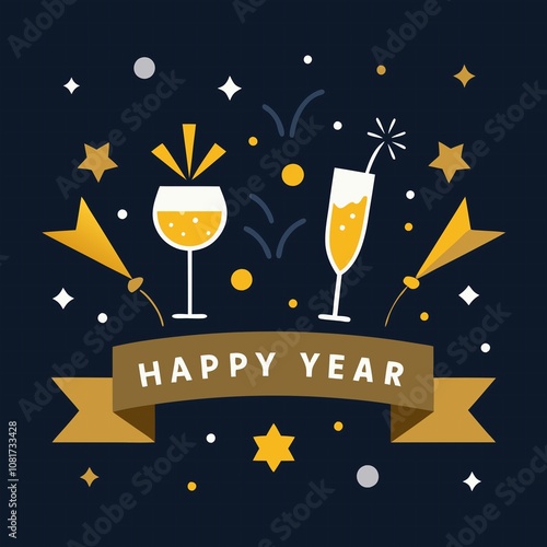new year celebration background