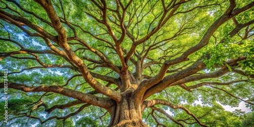 Close-up of tree branches full of leaves