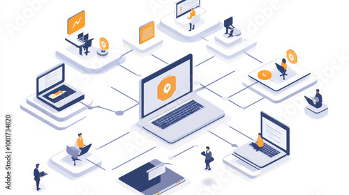 Wallpaper Mural A business using blockchain to manage employee identities, allowing seamless and secure access to internal systems and records Torontodigital.ca