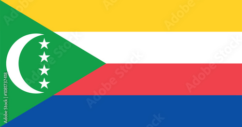 Free Download Comoros Flag Illustration - GFXLoad