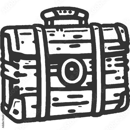 Journey Through Strain Vintage Illustration Vector