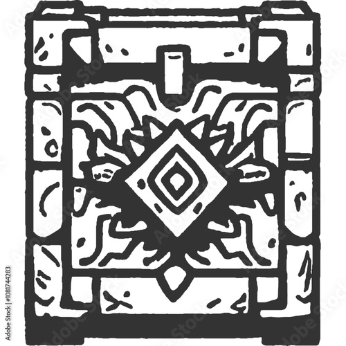 Journey Through Strain Vintage Illustration Vector