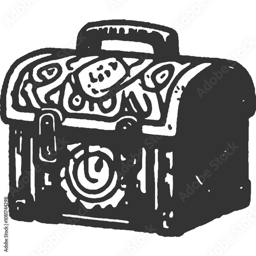Journey Through Strain Vintage Illustration Vector