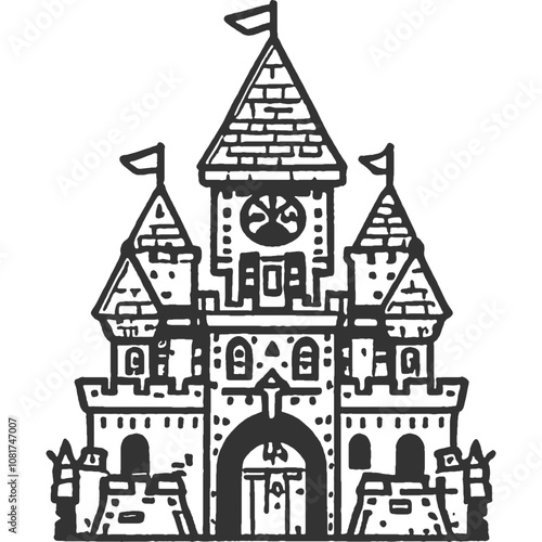Kept from the Kingdom Vintage Illustration Vector