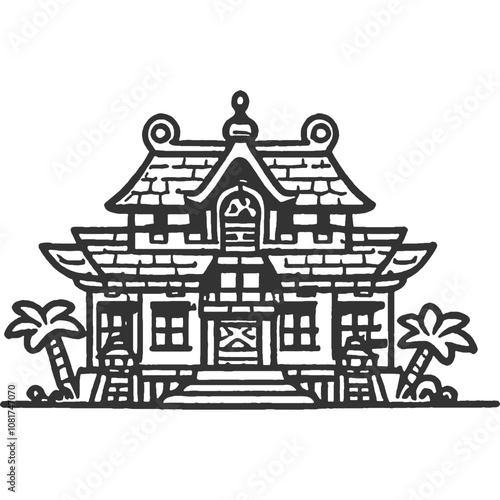 Kept from the Kingdom Vintage Illustration Vector