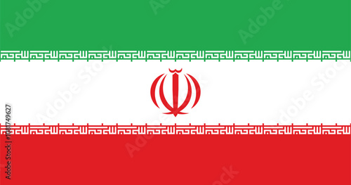 Iran Flag Illustration