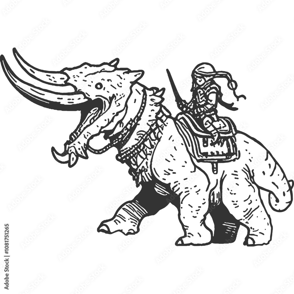 Fototapeta premium Dreams of a New Dawn Vintage Illustration Vector