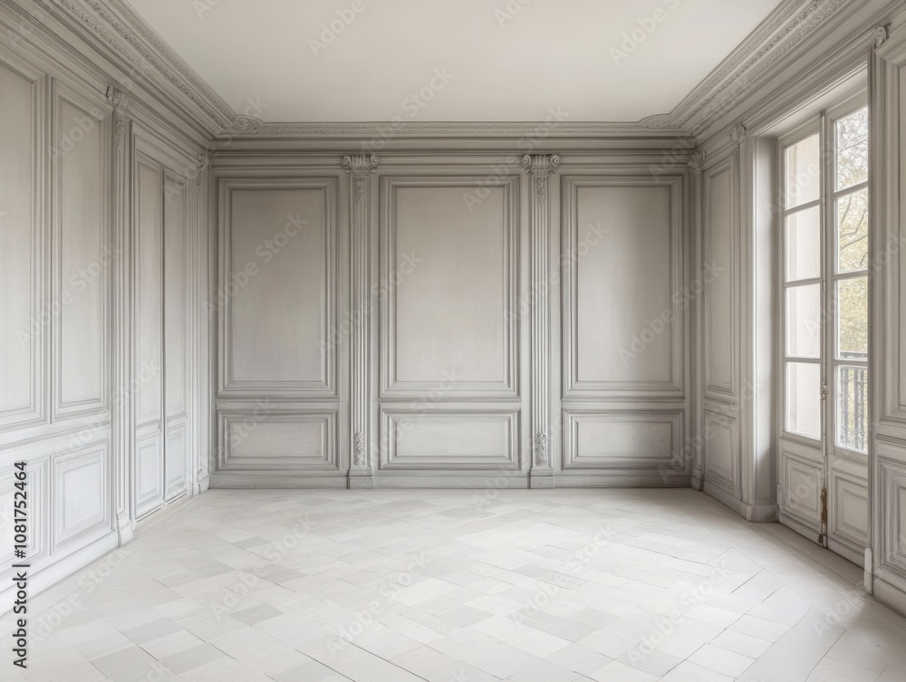 Empty White Room. Empty White Room.