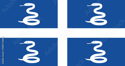 Martinique Flag Illustration