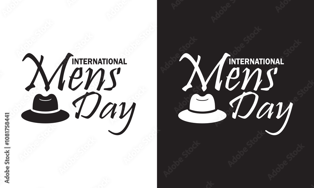 International men's day celebrated on November 19. For celebration cards, party posters, gift tags. Vector illustration. EPS 10 International men's day celebrated on November 19. For celebration cards, party posters, gift tags. Vector illustration. EPS 10