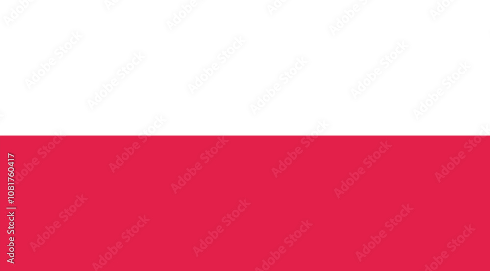 Fototapeta premium Poland Flag Illustration