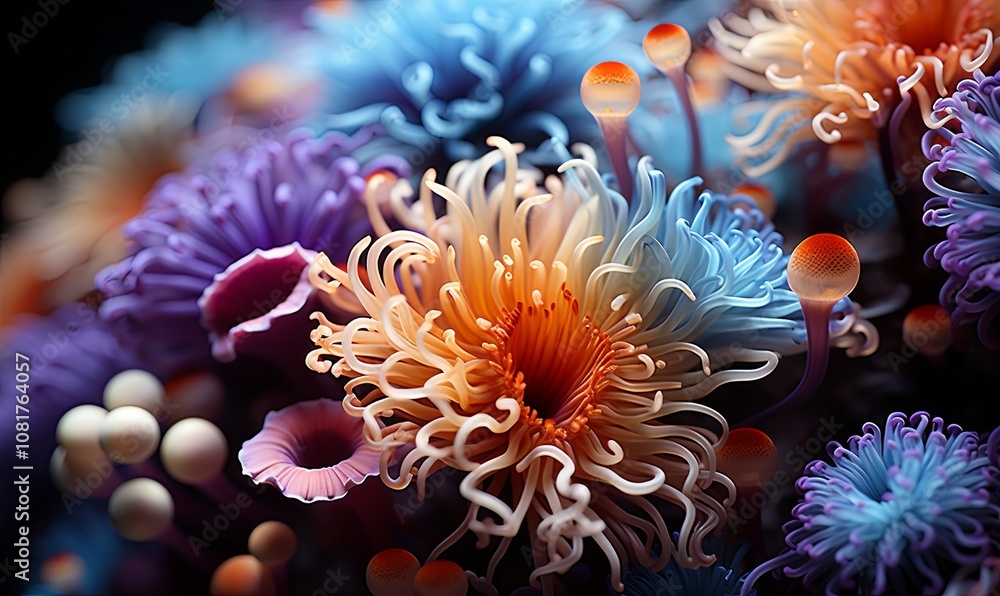 Close-Up of Vibrant Variety of Flowers Close-Up of Vibrant Variety of Flowers