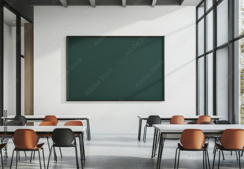 Classroom Interior. Classroom Interior.