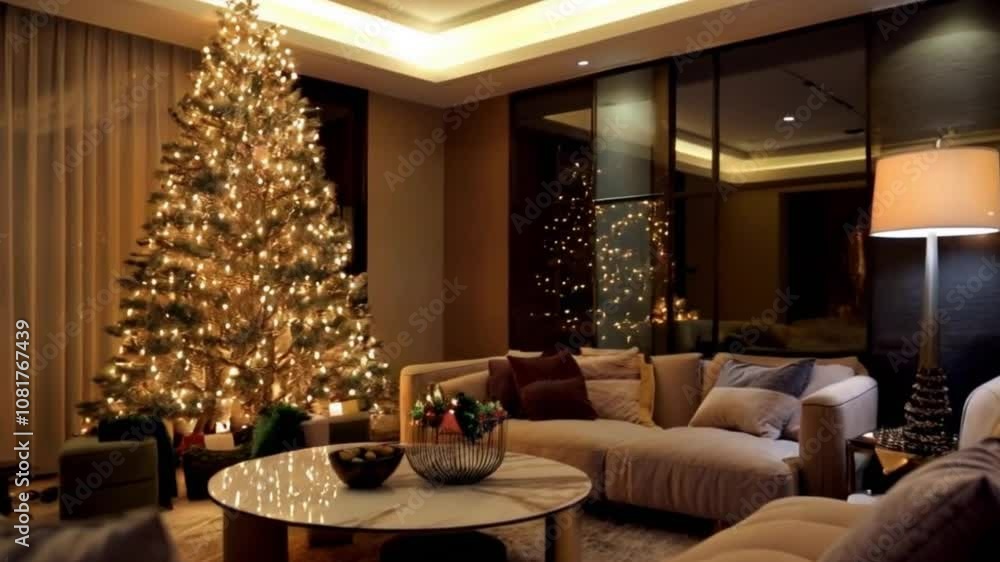 living room with christmas decorations living room with christmas decorations