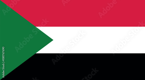 Free Download Sudan Flag Illustration - GFXLoad
