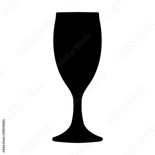 Glasses for cocktails. A glass of sour