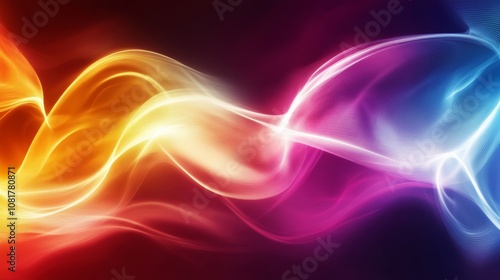 Wave abstract background with colorful colors