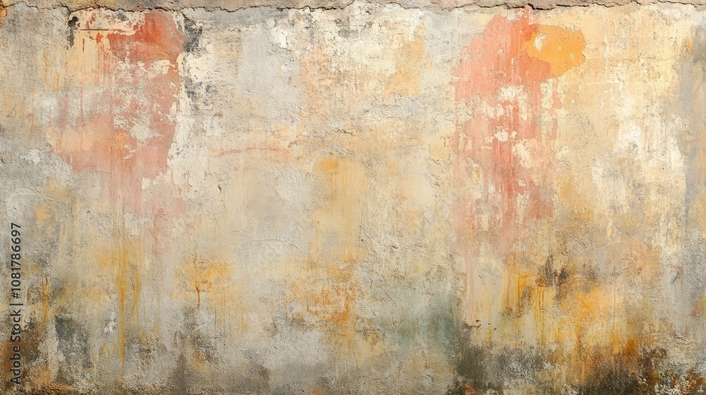 Grunge texture with layers of distressed paint Grunge texture with layers of distressed paint
