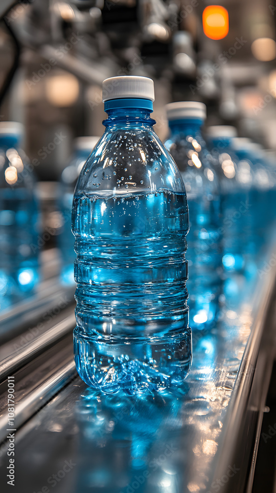 The blue vials of the medical water bottle production line, which are aligned in rows for packaging.
The blue vials of the medical water bottle production line, which are aligned in rows for packaging.