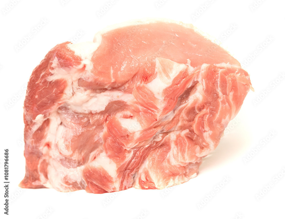 tenderloin piece of meat on a white background tenderloin piece of meat on a white background