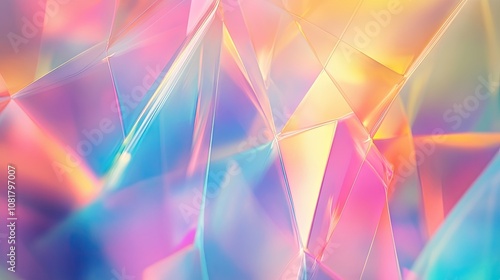 Transparent holographic background emphasizing safety and security, ideal for creating a sense of alertness and assurance, with ample copy space for text.