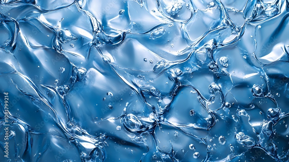 Retro blue fluid curve pattern texture poster background Retro blue fluid curve pattern texture poster background