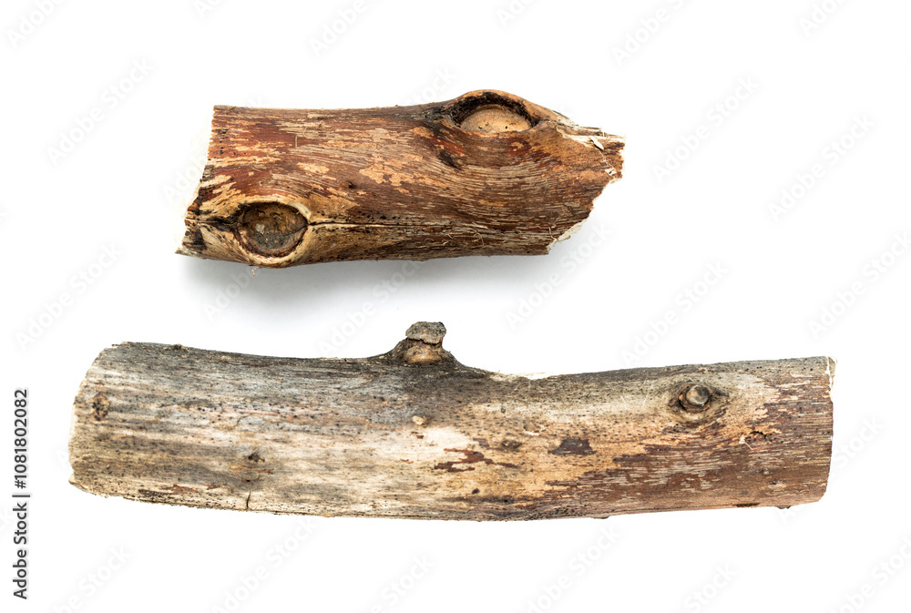 wooden sticks on a white background wooden sticks on a white background