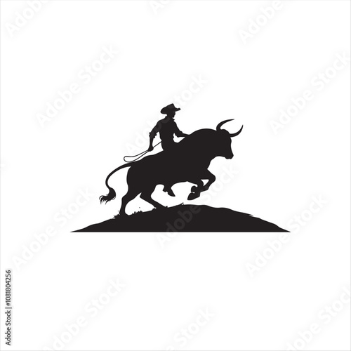 bull, matador, Corrida, people and bull silhouette, plaza de toros silhouette, vector plaza de toros,
bull and rider silhouette