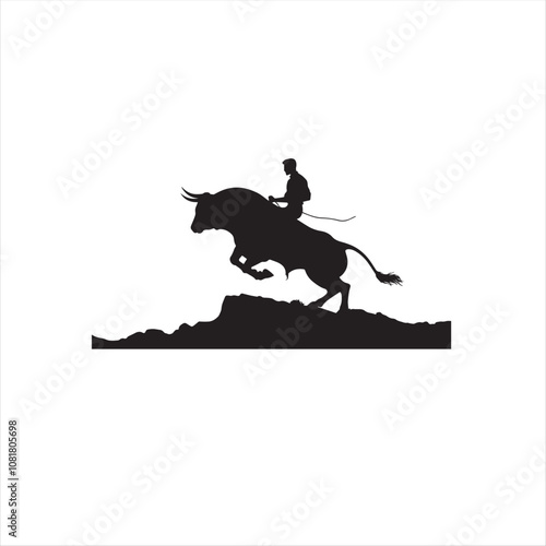 bull, matador, Corrida, people and bull silhouette, plaza de toros silhouette, vector plaza de toros,
bull and rider silhouette