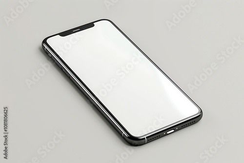 cell phone blank white screen mockup.hand holding texting using mobile on desk at office.background empty space for advertise.work people contact marketing business,technology 