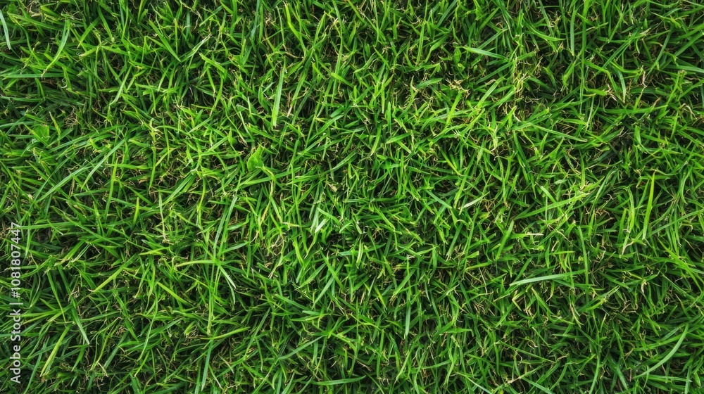 Fresh green grass close-up, providing a natural and calming plant background Fresh green grass close-up, providing a natural and calming plant background