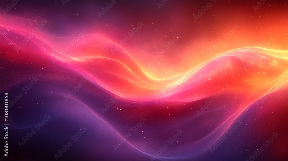Dynamic cosmic waves abstract space digital art vibrant colors aesthetic view energy and motion visual concept Dynamic cosmic waves abstract space digital art vibrant colors aesthetic view energy and motion visual concept