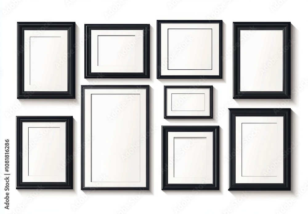 Black Picture Frames. Black Picture Frames.