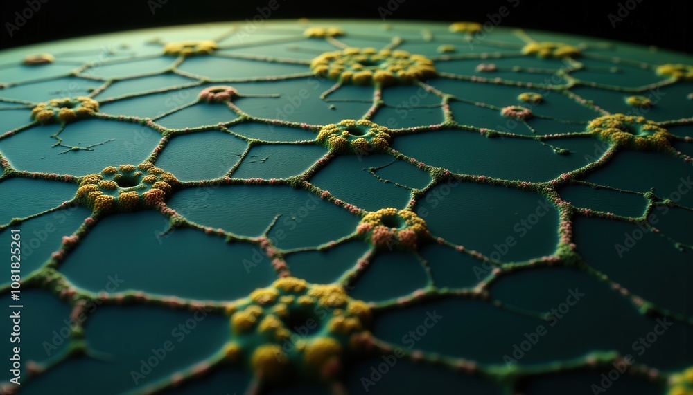 Bacteria exposure risk. A close-up view of intricate, vibrant patterns resembling cells or microorganisms, showcasing textures and colorful details against a dark background. Bacteria exposure risk. A close-up view of intricate, vibrant patterns resembling cells or microorganisms, showcasing textures and colorful details against a dark background.