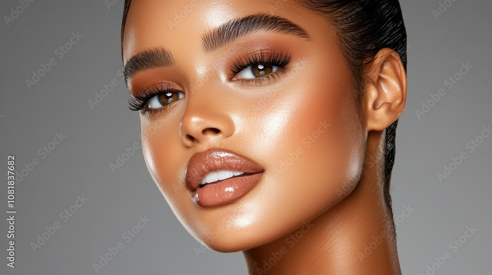 Fototapeta premium High-Resolution Half Body Portrait of a Woman
