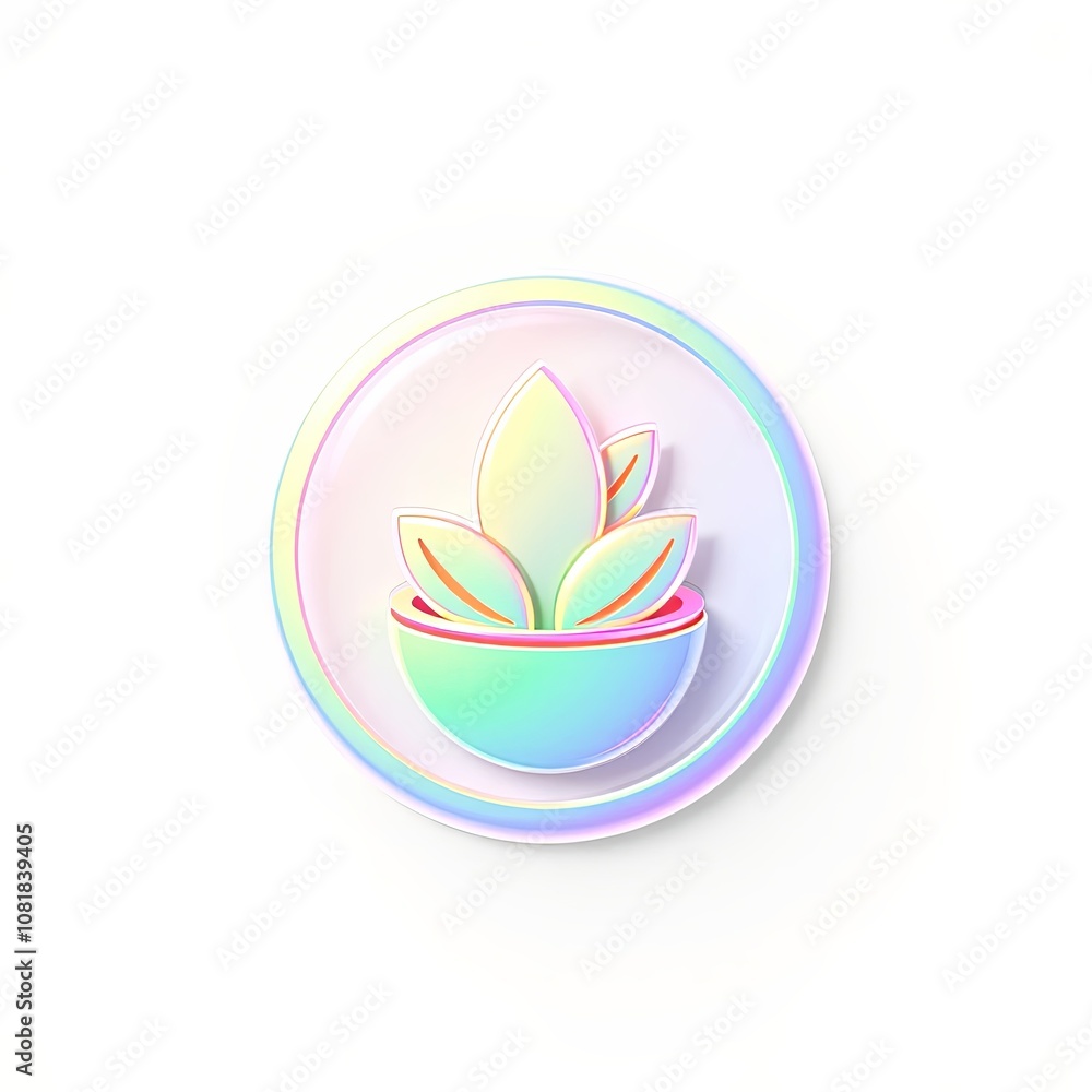 3D Stylized Plant-based Meals Graphic with Glitch Effects and Iridescent Color Shifts on White Background 3D Stylized Plant-based Meals Graphic with Glitch Effects and Iridescent Color Shifts on White Background