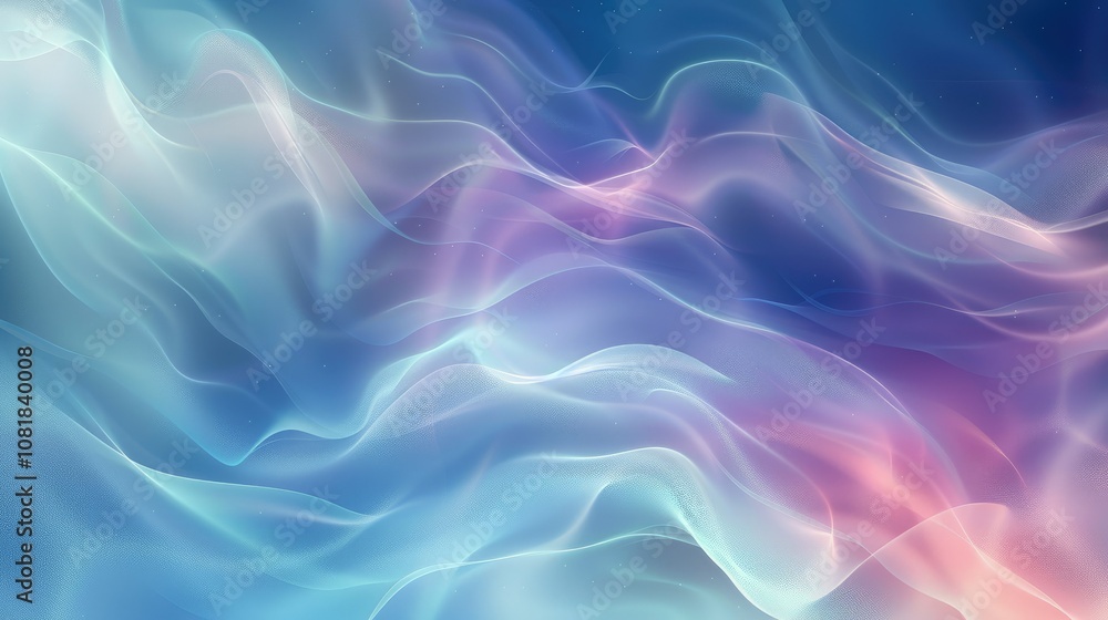 Abstract background with flowing lines in blue, pink and white. Abstract background with flowing lines in blue, pink and white.