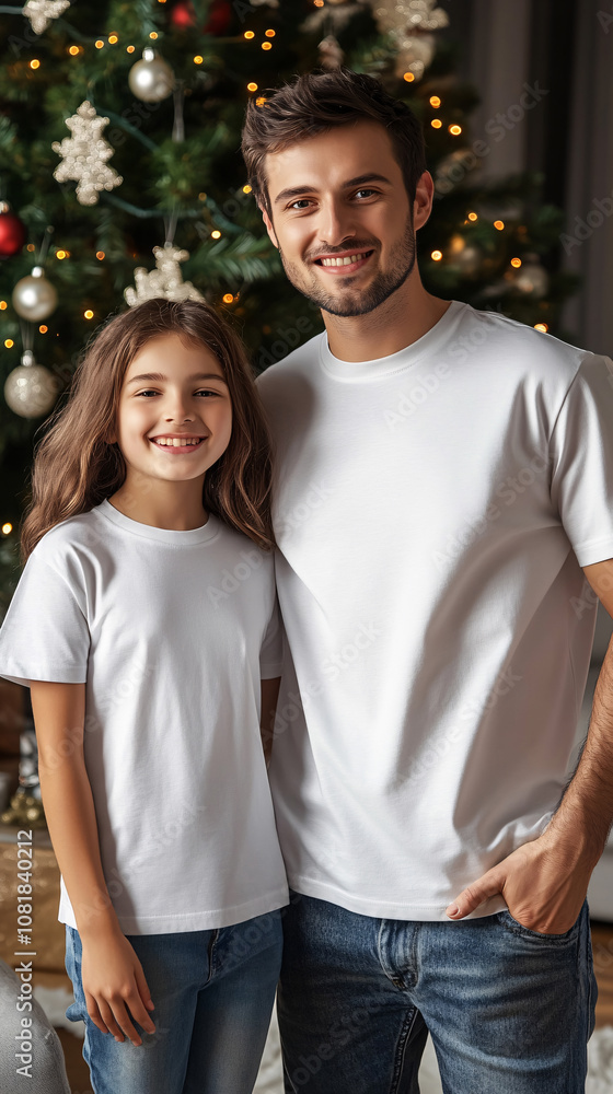 White unisex t shirt with a xmas decor on background. Blank Christmas shirt mock up, Blank mock up t-shirt with christmas decorations
White unisex t shirt with a xmas decor on background. Blank Christmas shirt mock up, Blank mock up t-shirt with christmas decorations