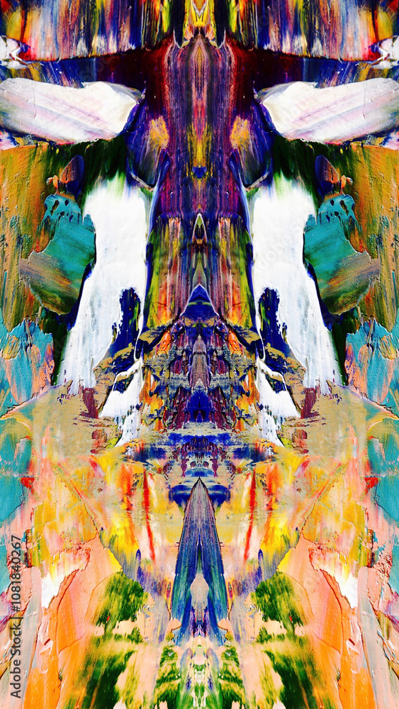 Fototapeta premium Abstract art background . Hand painting artwork on canvas 
