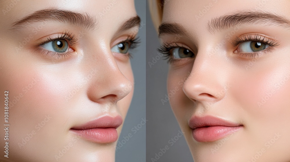 Portrait of a Model with Flawless Skin and Even Tone Portrait of a Model with Flawless Skin and Even Tone