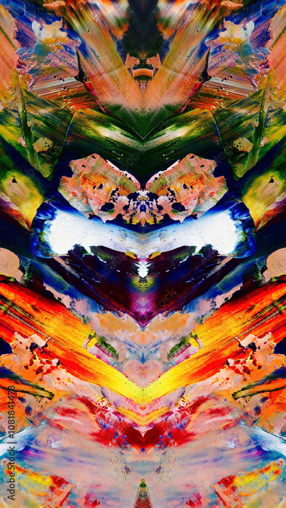 Fototapeta premium Abstract art background . Hand painting artwork on canvas