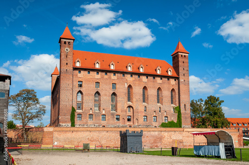 Gniew Castle, one of the most recognizable landmarks in Pomerania, Pomeranian Voivodeship, Poland