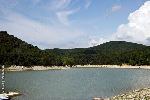 lake in the mountains