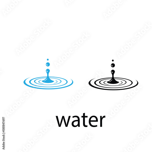  Dripping water splatter animation. Water droplet fall animation. Moisture drop