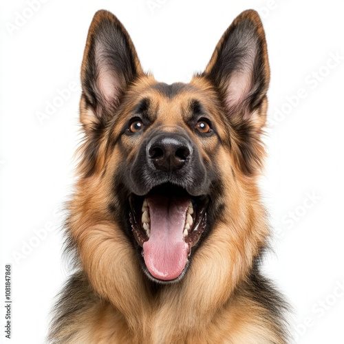Angry Dog Isolated