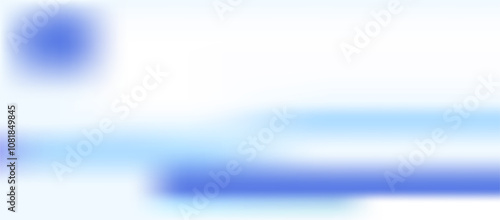 Minimalist beautiful bg. Winter landscape. Blue and white color. Abstract arctic gradient vector background. Smooth horizontal wide banner. Simple soft light backdrop for poster, header, cover