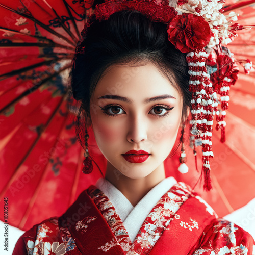 Geisha Isolated