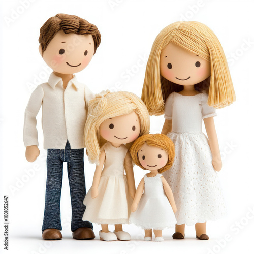 Isolated Paper Family